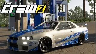 NISSAN SKYLINE GTR-R34 БРАЙАНА О КОННОРА! THE CREW 2