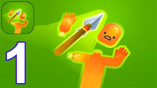 Spear Cuts 3D - Gameplay Part 1 All Levels 1-7 (Android, iOS) #1
