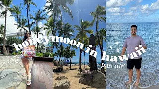 honeymoon in hawaii 🌺 part 1: travel day, and exploring waikiki and the north shore