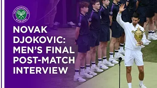 Novak Djokovic Champion's Post-Match Interview | Wimbledon 2021