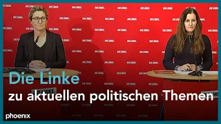 Die Linke: Susanne Hennig-Wellsow und Janine Wissler zu aktuellen politischen Themen