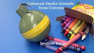 Experiment No.2 Coloured smoke from Wax Crayons. (low heat)