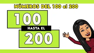 🔵Números del 100 al 200 en letras en español 😄  | Spanish Numbers 100-200