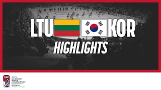 Highlights: Lithuania vs Korea | 2023 #IIHFWorlds Division 1A