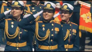 Парад Победы 2020 Девушки Военнослужащие