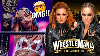 Sasha Banks Returns as Mercedes Moné in NJPW! Ronda Rousey vs Becky Lynch at WrestleMania 39?!