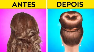 TRUQUES INTELIGENTES PARA O CABELO || Dicas e Truques de Beleza!| Moda na Escola, por 123 GO!