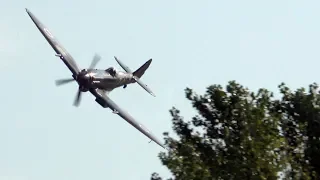 4Kᵁᴴᴰ SPITFIRE MK.XVIIIe - Low & Fast - GREAT Rolls-Royce Griffon Sound !!!