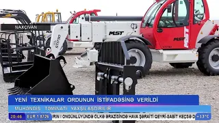 Yeni texnikalar ordunun istifadəsinə verildi