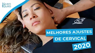 Estalos de quiropraxia em ASMR l Compilado de ajustes de cervical