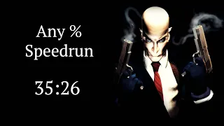 Hitman Codename 47 : Any% Speedrun Hard 35:26 ( consistent strats )