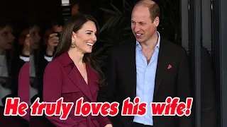 He truly loves his wife!Prince William's emotional comments about his wife