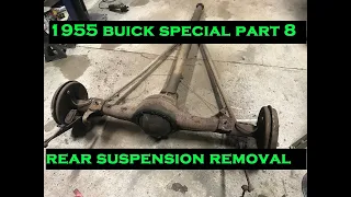 1955 Buick Special Turbo LS Build part 8, removing the torque tube from the the POSpecial!