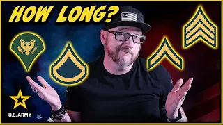 How long does it take to rank up in the Army