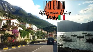 Afternoon Drive in Lake Garda,ITALY🇮🇹 View of lake garda in the afternoon🏞️ Lago di Garda italia