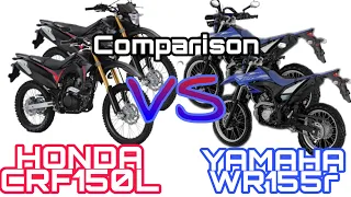 Yamaha WR155R VS Honda CRF150L comparison - NATARAKI MOTO