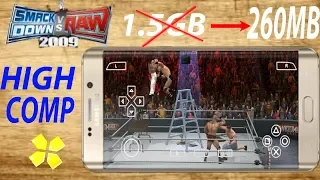 [260MB] High compressed smackdown vs Raw 2009 ppsspp download| proof with gameplay|