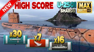 Okręt podwodny U-2501: 280 tys. na mapie Odłamki - World of Warships