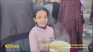 Lonely Orphans are delivering hot meals to Palestinians inside Gaza! 🍲