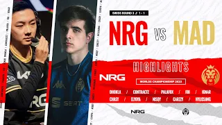 NRG vs MAD  // Game 1 // Day 4 - Worlds Swiss Series 2023 #leagueoflegends #worlds2023