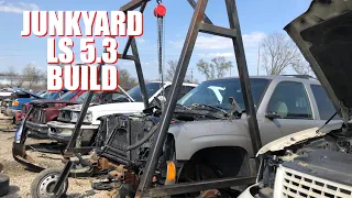 $260 Junkyard 5.3 LS BUILD PART 1 / American Detour