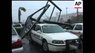 Hurricane Ike made landfall over Galveston, Texas with 110 mile-per-hour winds Saturday morning. The