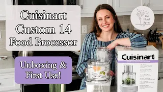 Cuisinart Custom 14 Unboxing and First Use | The Best Food Processor? | The Floral Apron