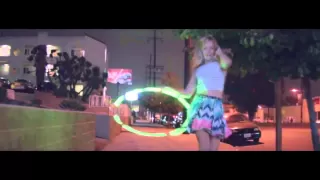 Pharrell Williams Hula Hoop Girl 24 Hours of "Happy"