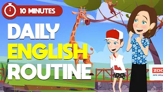 10 Minutes Daily English Practice Routine | Learn English Speaking Conversation