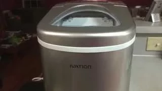 Ivation Portable Ice Maker - silver