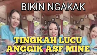 bikin ngakak tingkah lucu anggik  🤣 #asfmine