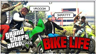 GTA 5 SCHOOL SENIOR YEAR IN DA HOOD EP. 118 - BIKE LIFE 🚲WITH POOKIE (GTA 5 ROLEPLAY)