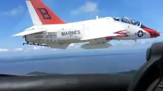 T-45C Goshawk Formation, Section Fan Break, and Landing Cockpit View