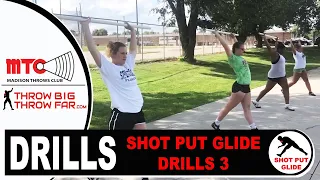 SHOT PUT DRILLS: GLIDE 3