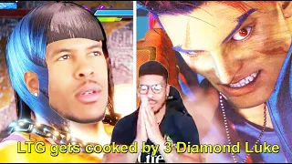 Street Fighter 6 - LTG Low Tier God gets cooked by 3 Diamond Luke | August 15, 2023