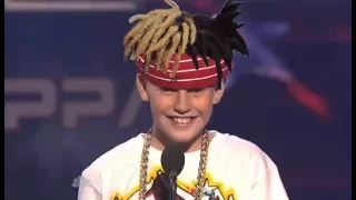 CJ Dippa rapping XXXTentacion on americas got talent