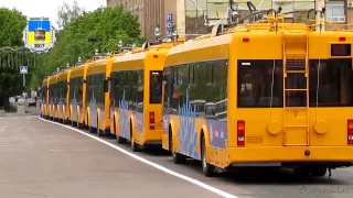 Черкаський тролейбус- Виїзд в місто БКМ 321 21.04.2016 / Cherkasy trolleybus- Departure to the city