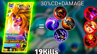 Badang Cooldown+Damage Build 19Kills! Mobile Legends