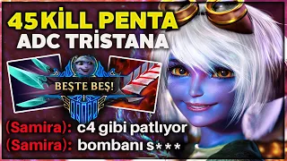 %100 WİN ALMAK İSTEYEN BUNU DENESİN !! SOLO BARON PENTA !! TRİSTANA ADC !! | Ogün Demirci