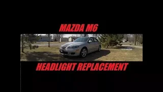 2007 Mazda M6 Headlight Replacement