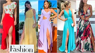 IDEAS DE VESTIDOS PARA ASISTIR A UNA BODA EN LA PLAYA / VESTIDOS PARA BODAS EN LA PLAYA 😍