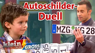 Marek (7) kennt alle Autokennzeichen! | Klein gegen Groß