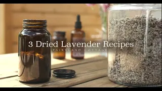 DIY Lavender Room Spray, Facial Toner and Infused Oil