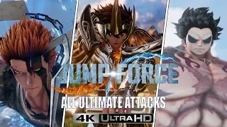 JUMP FORCE - ALL CHARACTER SPECIAL & ULTIMATE ATTACKS『4K - 60 FPS』