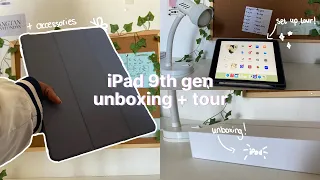 iPad 9th generation | Unboxing + What's on my iPad 🎧🤍