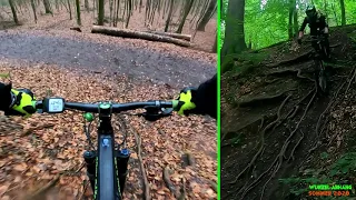 öffentliche MTB Ausschnitte - cross-country freeride trails adventure Tour im Teuto #shorts MG