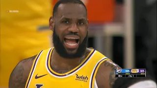 LeBron James sends the Lakers to their THIRD STRAIGHT overtime game