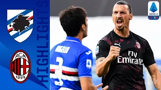 Sampdoria 1-4 Milan | Zlatan Scores in Both Halves as Milan see off Sampdoria | Serie A TIM