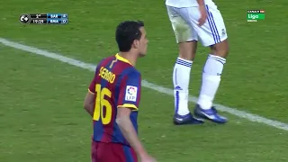 Sergio Busquets Vs Real Madrid El Clasico 2010 1080HD ✔