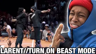 REACTION || LES TWINS | LAURENT -TURN ON BEAST MODE - Part 1 | Dance battle and Performance